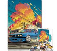 Japanese Style Jigsaw Puzzles for Adults 1000,Challenging To Complete But Fun And Humorous Unique Home Decor And Gifts (38x26cm)