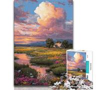 Japanese Style Jigsaw Puzzles for Teenagers,Decompressing Intellectual Educational Toy Suitable for Desktop Decoration (38x26cm)