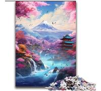 Japanese Style Landscape JigsawPuzzle 2000 Pieces for Adults, Educational Games Home Decoration Birthday Present, Gifts, Wall Art (70x100cm)
