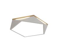 Japanese Style LED Ceiling Light - Rubber Wood, 3.2 Inch Slim, High Heat Dissipation, Energy Efficient, Dustproof, Easy Installation for Study, Dining, Storage