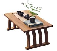 Japanese Style Low Coffee Table for Living Room, Zen Floating Sitting Table, Perfect for Tatami and Window Areas, Enhances Minimalist Decor