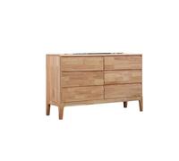 Japanese Style Modern Buffet Cabinet - Restaurant Sideboard with 6 Drawers Home Kitchen Tableware Storage Versatile Bedroom Display Storage Cabinet