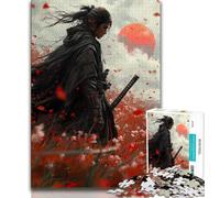 Japanese Style Ninja Jigsaw Puzzles for Teenagers 1000 Jigsaws,Toys Educational Games Stress Relieving Wishlist with Santa Claus 38x26cm