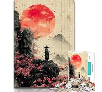Japanese Style Ninja JigsawPuzzle 1000 Pieces for Adults,Family Game Stress Reliever Difficult Challenge Great Gifts And Toys (75x50cm)