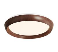 Japanese Style Panel Lights Creative Easy to Install Ceiling Lights Ultra-Thin Industrial Ceiling Lighting Fixtures Imitation Wood Grain Flat Light for Dining Room Study Villa Bedroom