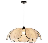 Japanese Style Pendant Light Fixtures, 19.68 Inch Modern Simple Artistic Petal Iron Chandelier,Dining Room Fixture, Hanging Lights for Kitchen Island, Living Room, Bedroom, Entryway