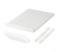 Japanese Style Pull Out Drawer Organizer with Slide Rails, Stackable Plastic Kitchen Cabinet Insert for Utensils and Spices, Multi-Purpose Storage Box for(Short Drawer)