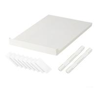 Japanese -Style Pull- Out -Storage Box Kitchen Organizer Drawer White | Slide Rail Storage Bin Stackable Plastic Container Countertop Spice Rack Insert Bedroom Vanity Divider