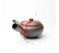 Japanese Style Purple Clay Handmade Tea Pot Chinese Tea Set Creative Office Kung Fu Kettle Ceramic Side Handle Filter Teapot (450ml)