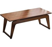 Japanese Style Rectangular Bamboo Coffee Table - Multifunctional Folding Small Dining Table for Home Kids' Art Center Space-Saving Design Ideal for Tea and Dining