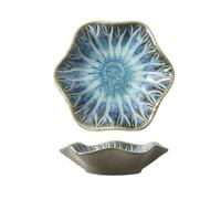 Japanese-style retro ceramic dip dish- leaf cold ash-a personalized snack cold dish in the home restaurant