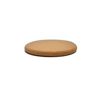 Japanese Style Round Bar Stool Cushions - 18 Inch Memory Foam Seat Pads, Non-Slip Cover, Washable Zippered Cushion for Kitchen, Home, Office Chairs (Khaki, 18X1.6 inch)