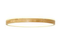 Japanese-style Round Wooden Simplicity Flush Mount Ceiling Light Top Glow Design Ideas Ceiling Lamp LED 6000K Energy-saving Ultra-thin Ceiling Lights Bedroom, Living Room, Study Room Lighting