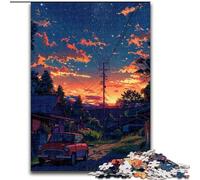 Japanese Style Scenery 1000 Piece Jigsaw Puzzles for Adults Gifts, Interesting Stress Reduction Parent-child Interaction (50x75cm)