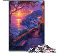Japanese Style Scenery Jigsaw Puzzles for Teenagers 1000 Piece, Stress Reliever Staycation Kill Time Enhance Love between Couples (26x38cm)