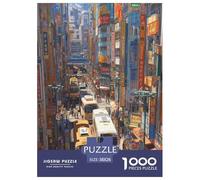 Japanese style scenery Jigsaw Puzzles Puzzle for Adults Kids. 1000 Piece Life in Japan Impossible Challenge Toy Educational Game Home Decoration for Educational Games Gifts 38x26cm/1000pcs