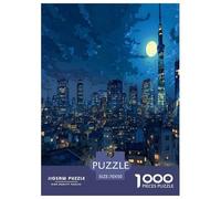 Japanese style scenery Jigsaw Puzzles Puzzles for Adults Kids. 1000 Pieces Life in Japan Impossible Challenge Toy Educational Game Home Decoration for Adults& Kids Age 14 Years Up 70x50cm/1000pcs