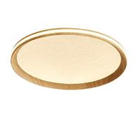 Japanese Style Simplicity Ceiling Lights Energy Saving Creative Panel Lights Imitation Wood Grain Flush Lights 3 Dimmable Ultra-Thin Ceiling Lighting Fixtures for Kitchen, Bedroom, Living Room