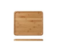 Japanese-style solid color polished small tea tray is fresh and practical for household use -E rectangular tray