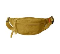 Japanese-Style Sports Chest Bag | Canvas Multi-Function Waist Pack with Detachable Shoulder Strap, Yellow