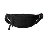 Japanese Style Sports Chest Bag - Unique Canvas Design, Multi-Function Waist Bag with Detachable Shoulder Strap, Black