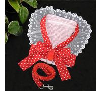 Japanese-Style Sweet Bow Chest Harness for Dogs and Cats