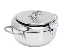 Japanese Style Tempura Fryer Pan, Mini 28cm Multifunctional Japanese Fryer Pot for French Fries