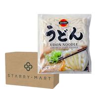 Japanese Style Udon Noodles for Stir Fry or Noodles Soup 200g by J-Basket (Pack of 8)