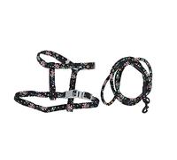 Japanese Style Variable Cat Harness and Leash Set, Chest and Back Traction, for Walking and Training, Classic Design, Easy to Put on and Take Off, Suitable for Cats 2.510kg, (M)