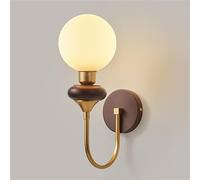 Japanese Style Wall Sconces Vintage Bedroom Bedside Wood Wall Mounted Lamp Farmhouse Wall Lighting with E26/27 Base for Bedroom Bedside Kitchen Farmhouse Hallway