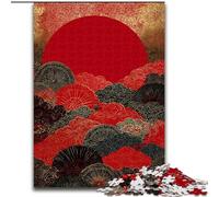 Japanese Style Waves 1000 Piece Jigsaw Puzzles for Adults Gifts, Pattern Assembly Deal As Gifts for The Whole Family Suitable for And 14 (50x75cm)