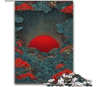 Japanese Style Waves 2000 Pieces Jigsaw Puzzle for Adults& Teens, Pattern Assembly Fun at Home Activities, Birthday Present,Travel Gifts (70x100cm)