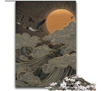 Japanese Style Waves 2000 Pieces Jigsaw Puzzles for Adults And Teens, Educational Games Home Decoration Birthday Present, Gifts, Wall Art (70x100cm)