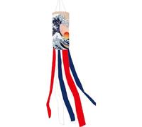 Japanese Style Windsock Waterproof Wind Direction Flag Lightweight Windsock Hanging Flag for Restaurant Garden Decor