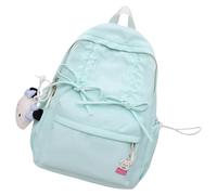 Japanese Styles Backpack Casual Daypacks School Travel Large Capacity Lovely Bows Large Capacity School Lovely Bows, Green, Mass Beauty