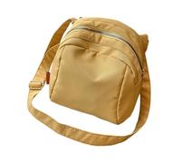 Japanese Styles Color Crossbody Purse Wear Resistant Practical Oxfords Fabric Multiple Interior Pockets Adjustable Strap Unisex Daily Use Casual Wear Resistant Shoulder Bag for Travel