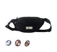 Japanese Styles Crossbody Bag for Girl Women Lovely Belt Fashion Chest Waist Letter Bum Pack Chest Small Crossbody Letter Bum Pack for Running