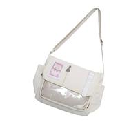 Japanese Styles Itabag Lovely Shoulder Bag Clear Crossbody Fashion Dating Casual Messengers School Lovely Itabag Fashion Shoulder Japanese Styles Crossbody Messenger
