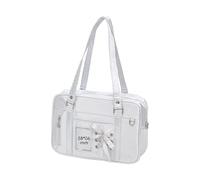 Japanese Styles Itabag Lovely Shoulder Bag Lacing Crossbody Bags Clear Messengers For Daily And Travel Simple Shoulder Commuting Teens Lacing Itabag Casual Crossbody