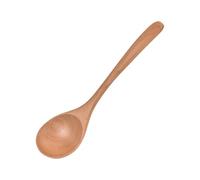 Japanese Styles Wooden Soup Spoon with Long Handle Kitchen Utensil Practical Tableware for Home Dining Outdoor Use Traditional Japanese Serving Spoon