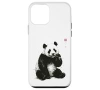 Japanese Sumi-e Collection, Ink Wash Wildlife Art, Panda Case for iPhone 12 mini