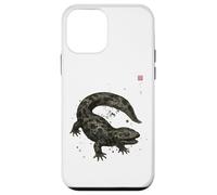 Japanese Sumi-e Ink Wash Wildlife Art Giant Salmander Case for iPhone 12 mini