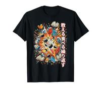 Japanese Sushi Teach Eat Repeat Anime Comic Graphic T-Shirt