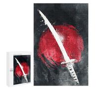 Japanese Sword Art Print-6 Puzzle 1000 Teile Schwer Puzzle Spielzeug Lernspiel Impossible Herausforderungsspielzeug Für Erwachsene Kinder 1000 PCS