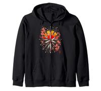 Japanese Swords Zip Hoodie