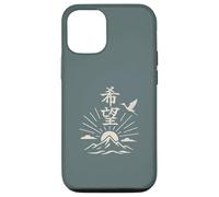 Japanese Symbol for Hope (Kibo) Crane Kanji Art Calligraphy Case for iPhone 12/12 Pro