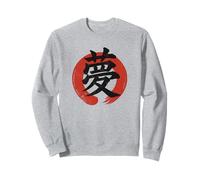 Japanese Symbol for Love (Ai) Kanji Art Calligraphy Sweatshirt
