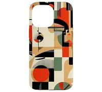 Japanese Taiko Cubism Pattern Abstract Art Print Case for iPhone 14 Pro Max