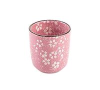 Japanese Tea Cups, Ceramic Coffee Mug,Cherry Blossoms Teacup,for Office and Home(Pink)