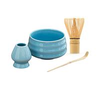 Japanese Tea Set - Matchaa Whisk And Scoop Set | Ceramic Matchaa Kit, Natural And Safe Tea Matchaa Set, Professional Matchaa Kit For Home Kitchen In La Ma